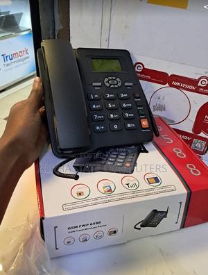 Landline Phone GSM 6588 SIM Card Based Landline New - thumbnail 2