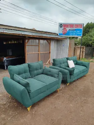 5 Seater Green Sofa