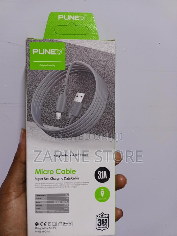 Micro Cable Android Phone 2 Metres Long - main view
