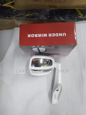 Universal White Bonnet Wind Fender Mirror