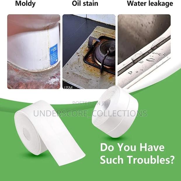 *Sealing/Bathroom/Sink White PVC Self Adhesive Waterproof - thumbnail 4