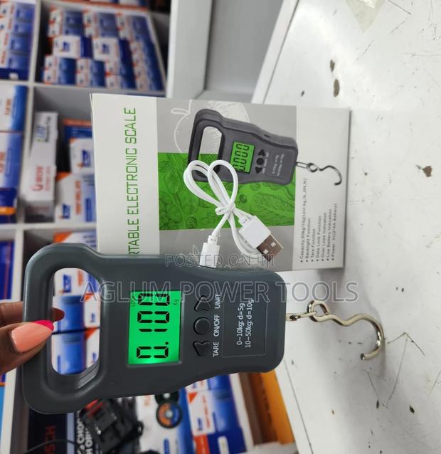 Rechargeable 50kg Hanging Scale - main view