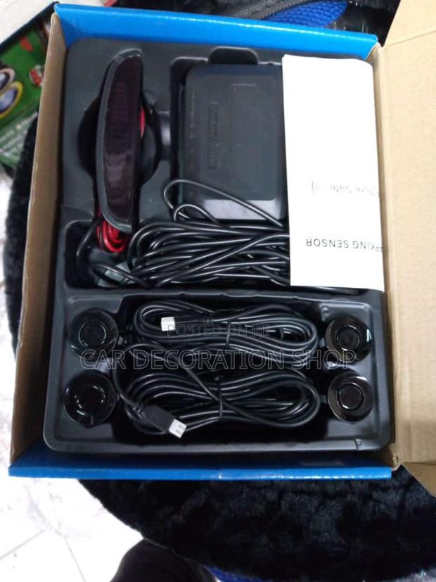 Black 4pc Rear Bumper Reverse Parking Sensors - main view