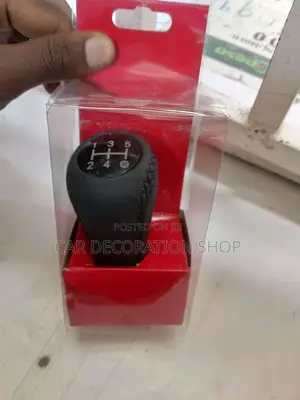 1-5 Speed Black Labelled Manual Gear Shifter Knob