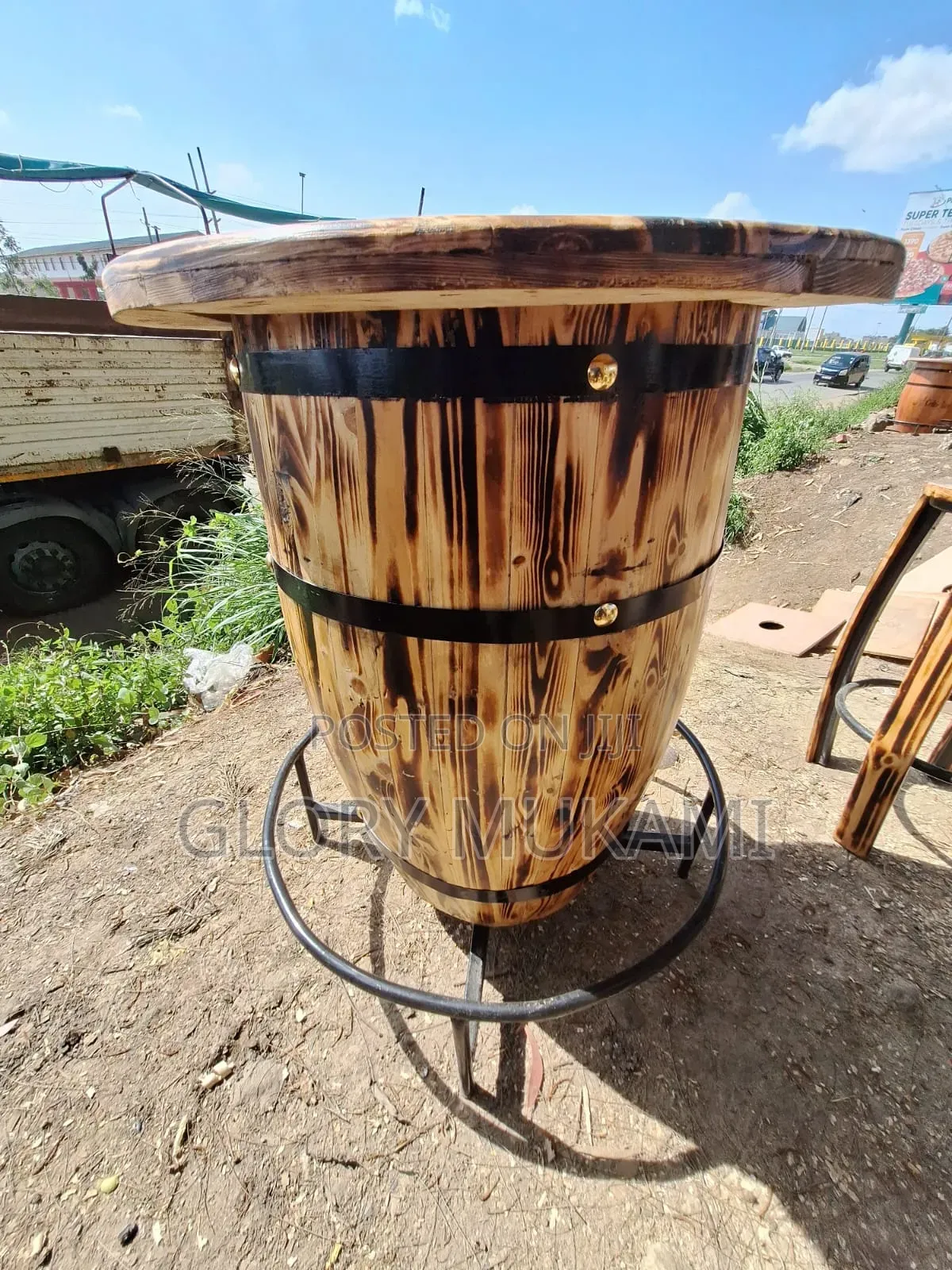 Brand Ew Barrel Tables