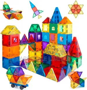 Magnetic Tiles Building Blocks Toy Gift Kids Children 46 PCS