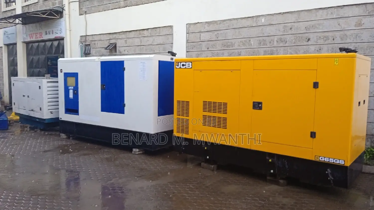 Generator for Sale/Hire JCB
