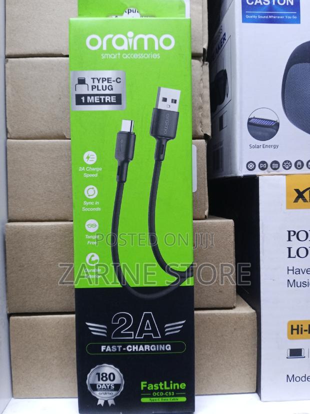 Oraimo Type C Cable 1m Long Durable - main view
