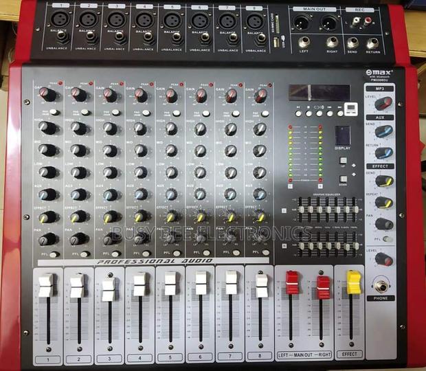 PMX 808 Du 8ways Powered Mixer