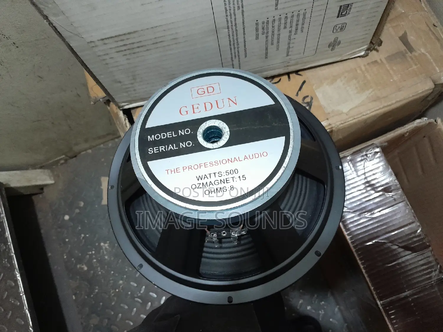 12inch Gedun Midrange Speaker Naked 500 Watts