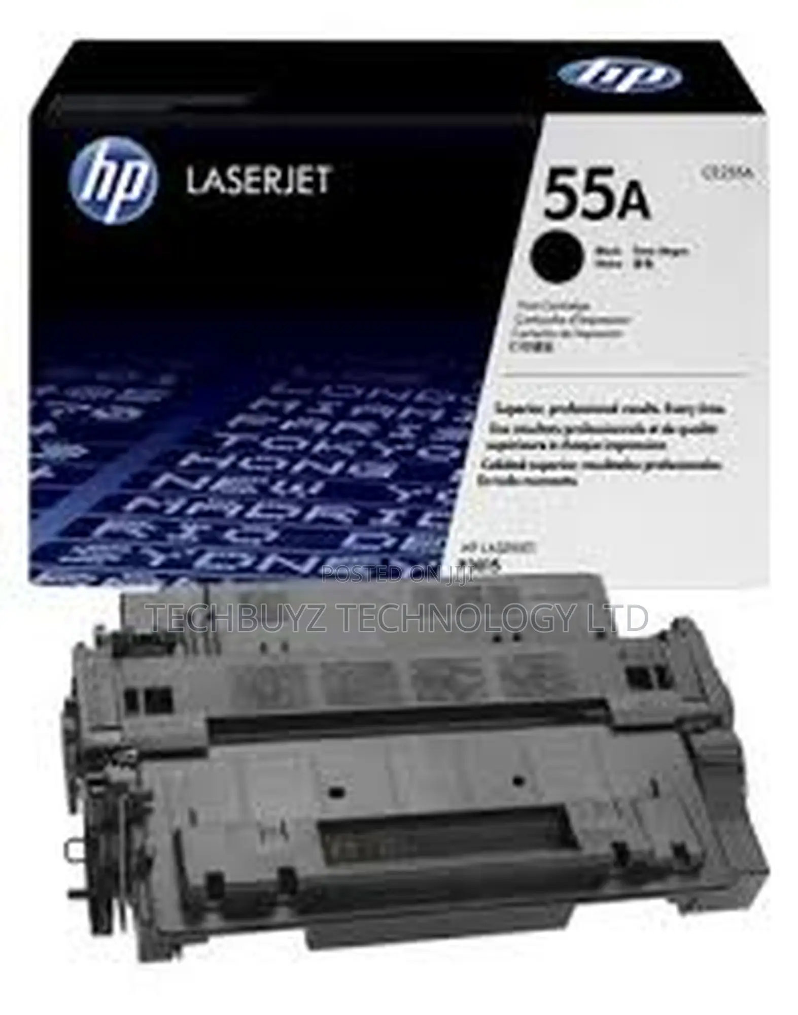 HP 55A Black Original Laserjet Toner Cartridge-Ce255a