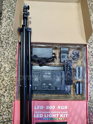 Photo Light Kit 800 Rgb. With Tripod Stand/ Remote