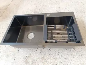 Kitchen Stainless Sink (Double Bowl) Heavy Gauge.