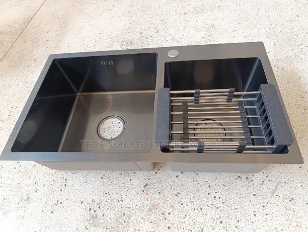 Kitchen Stainless Sink (Double Bowl) Heavy Gauge.