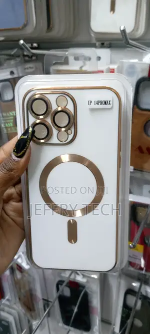 Magnetic Case for iPhone 14 Pro Max Case for Women Men White