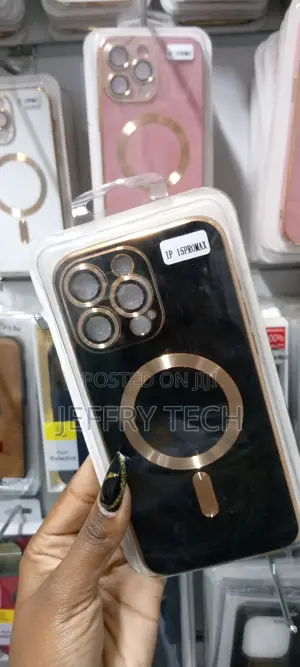 Case SHINE MAGSAFE for iPhone 15 PRO MAX Blackgold