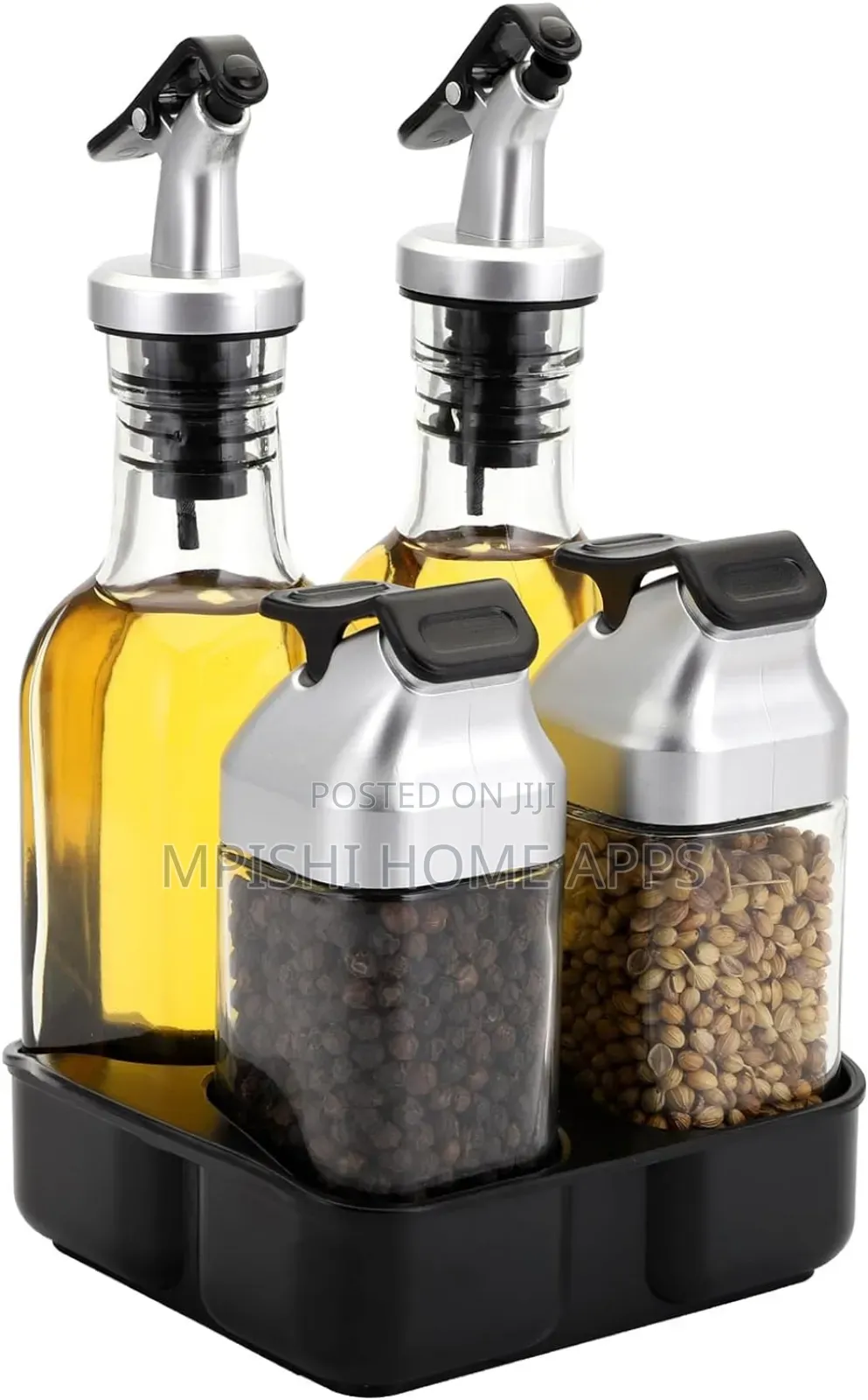 5 PCS Oil Vinegar Dispenser Salt Pepper Shaker