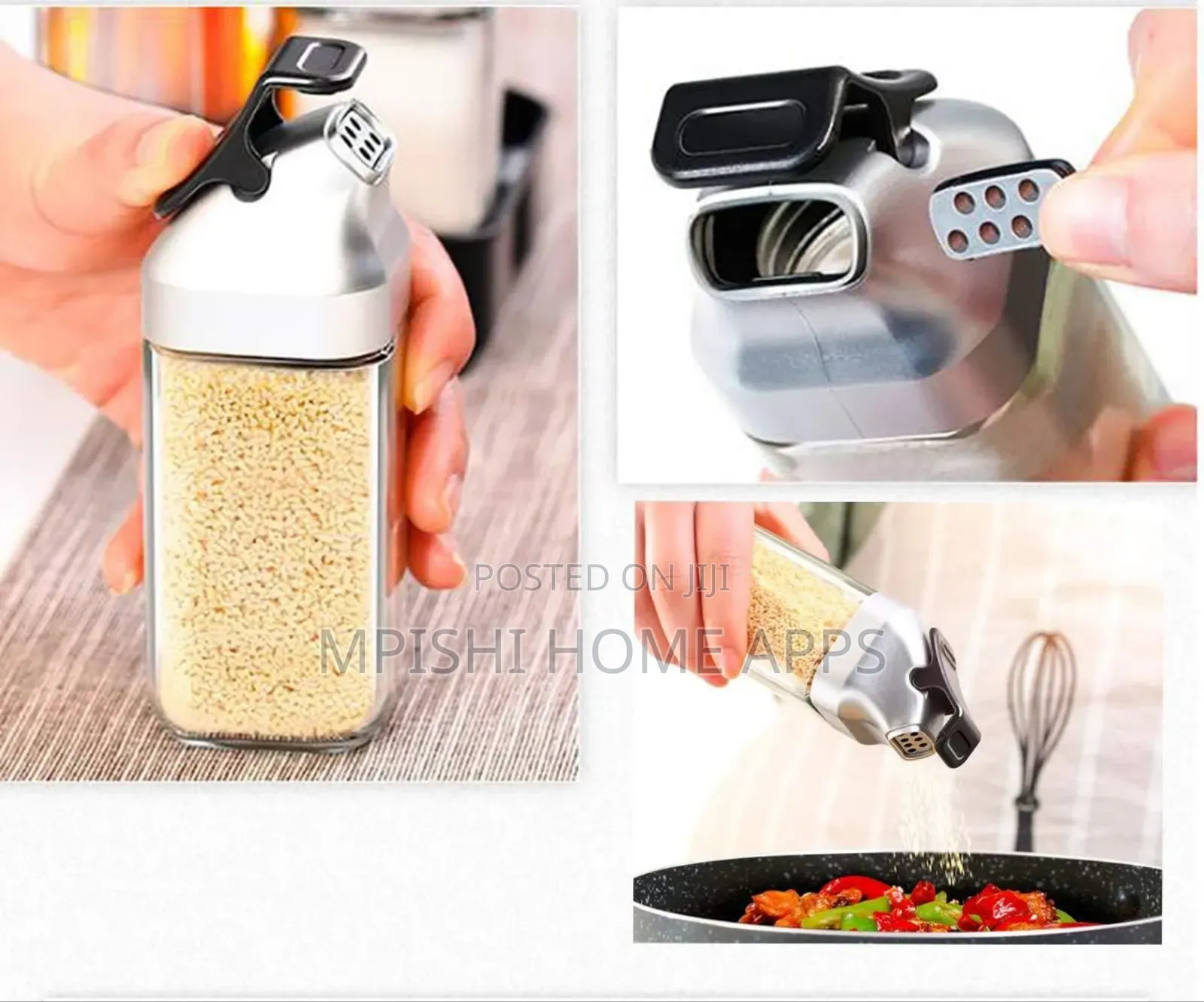 5 PCS Oil Vinegar Dispenser Salt Pepper Shaker