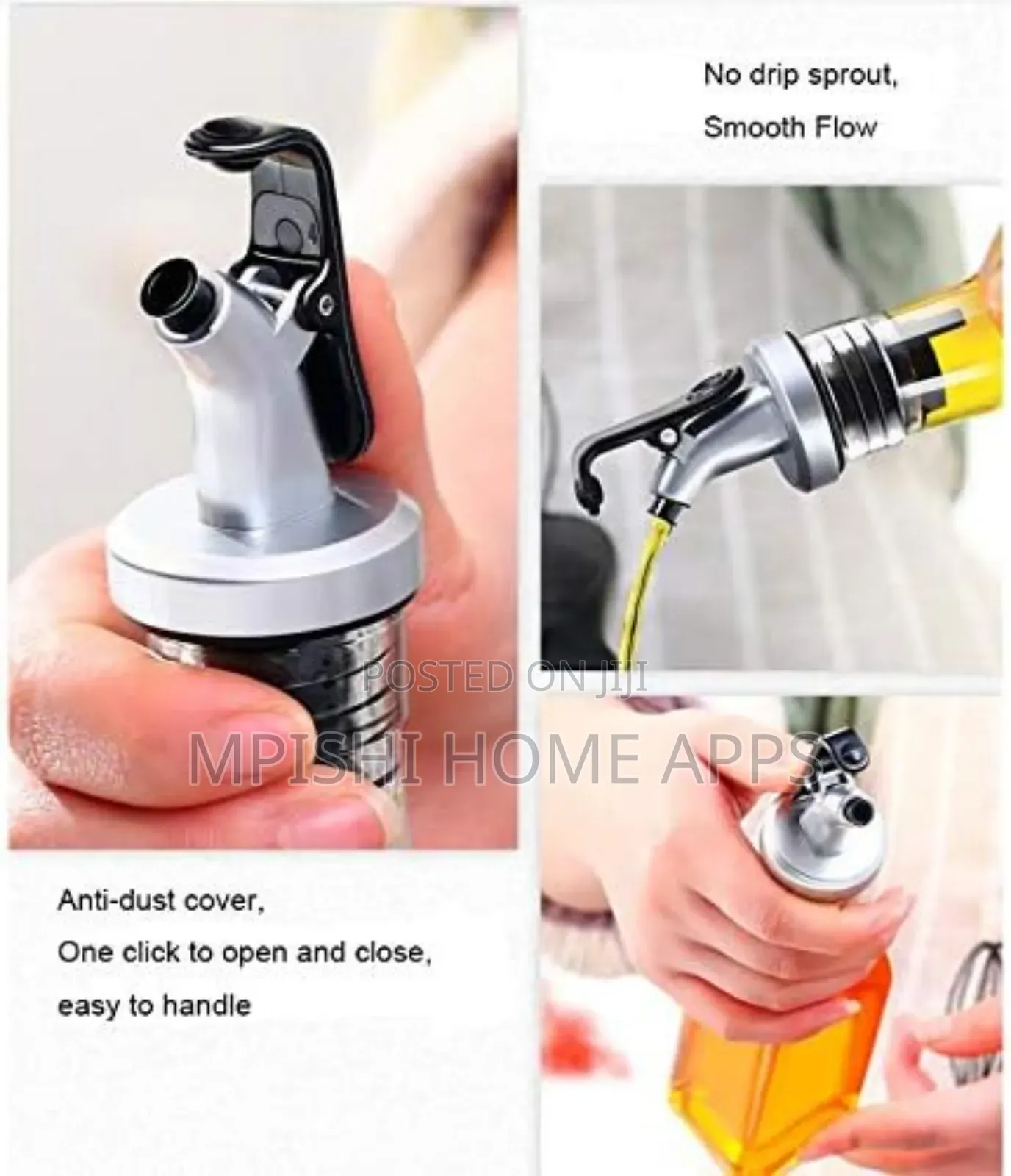 5 PCS Oil Vinegar Dispenser Salt Pepper Shaker