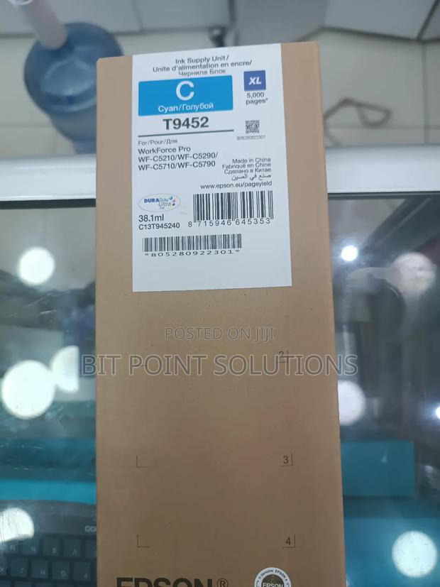 Epson Workforce Ink T9452 XL Cyan '! C5290 Workforce Ink - main view