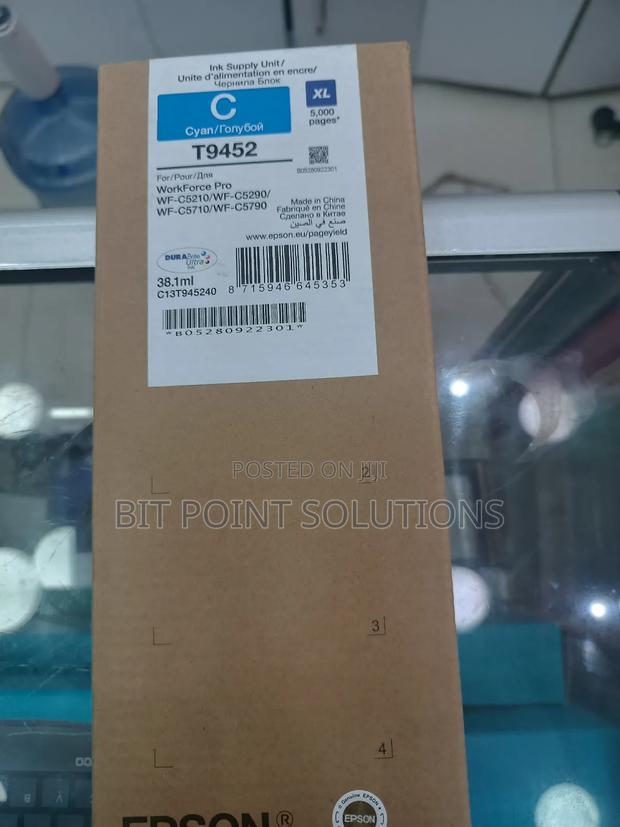 Epson Workforce Ink T9452 XL Cyan '! C5290 Workforce Ink - thumbnail 3