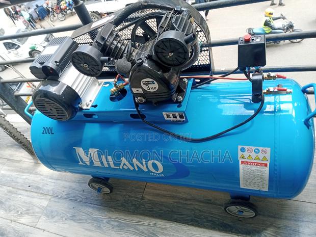 Milano 200L 3hp 8bar Compressor Double Spiton - main view