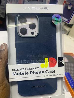 JINDUKA Leather iPhone Case iPhone 15 Pro Max - main view