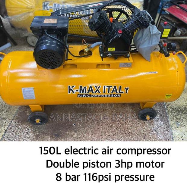 K-Max 150L Electric Air Compressor Double Piston - main view