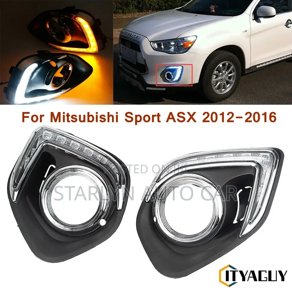 Foglights Covers Mistrubish RVR 2014 With DRL Lights