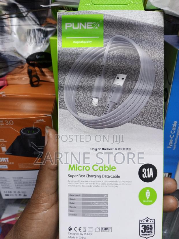 Micro Cable Android Phone 2 Metres Long - thumbnail 4