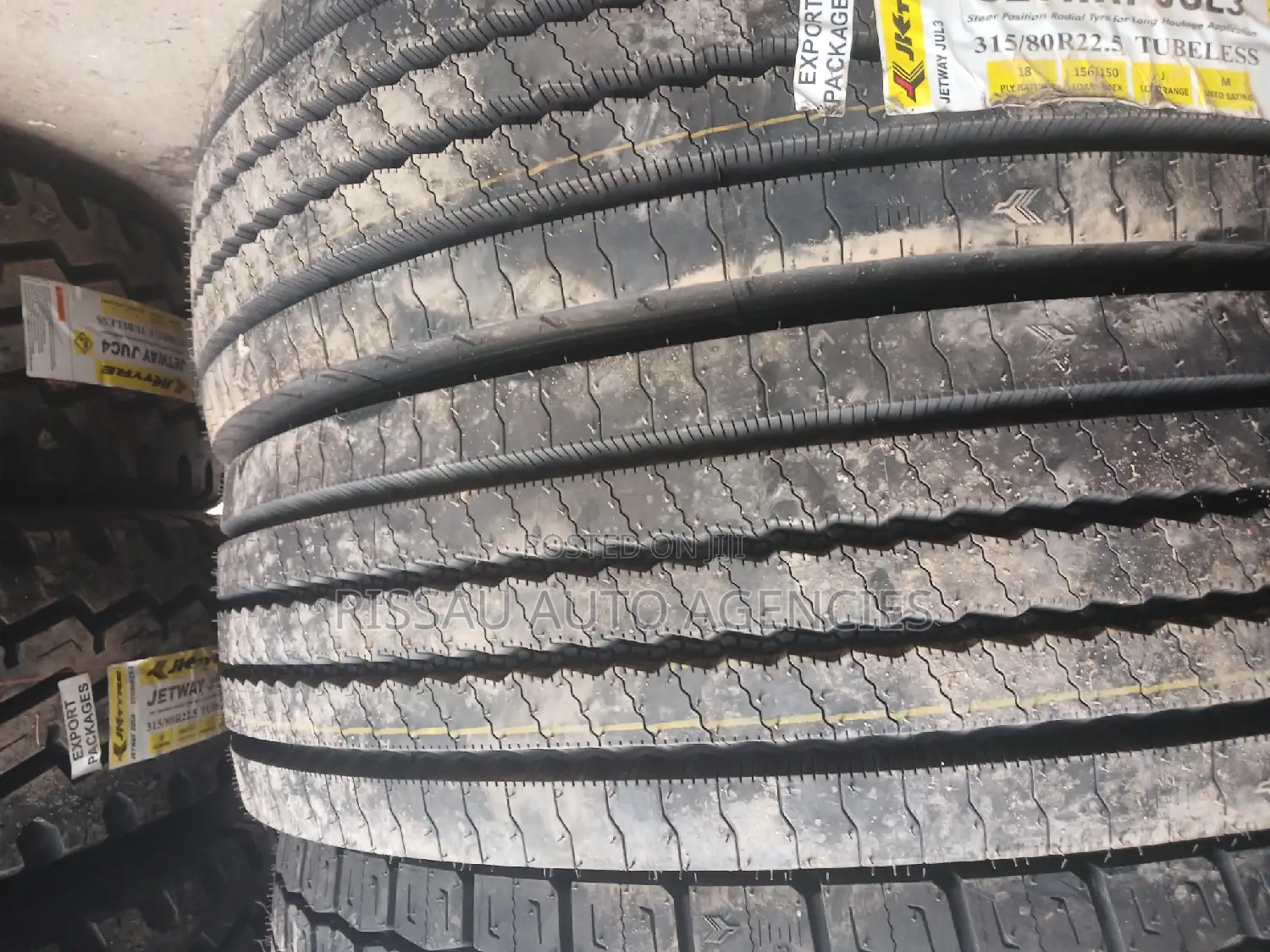 315/80 R 22.5 Jk Steer Tyres Made in India for Truck Bus