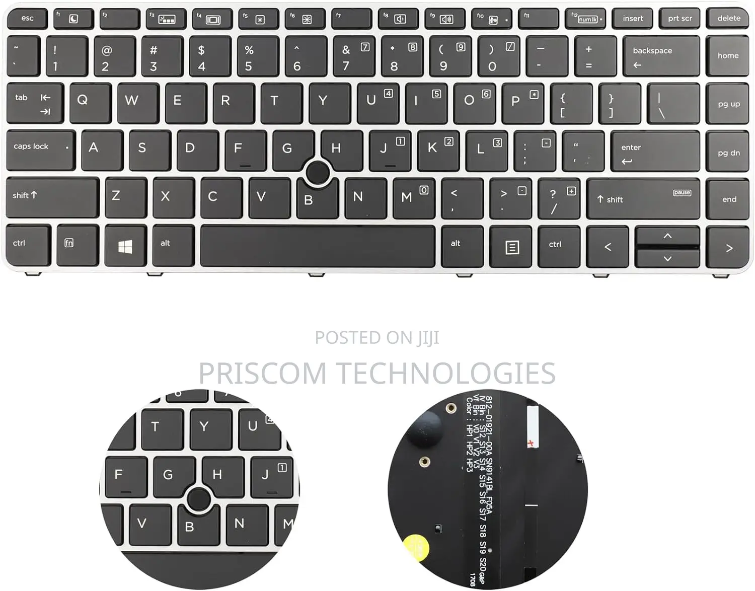 HP Elitebook 840 G3 840 G4, 848 G3 848 G4,745 G3 7 Keyboard