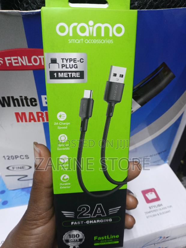 Oraimo Type C Cable 1m Long Durable - thumbnail 3