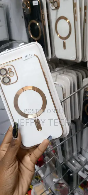 iPhone 11 Magsafe Plating TPU Phone Case With Len Film(White