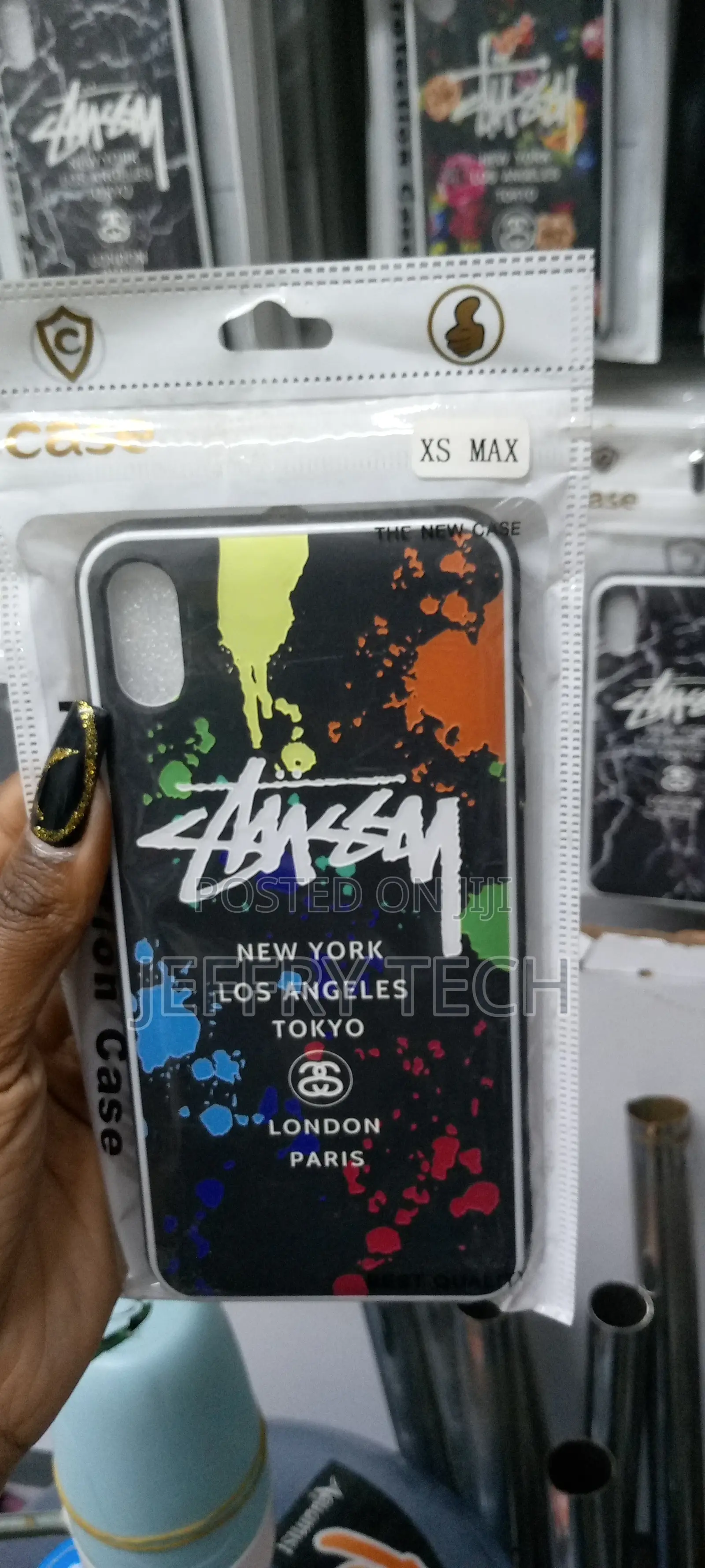iPhone XS Max Cover - Matte Finish - London, Paris, New Yor