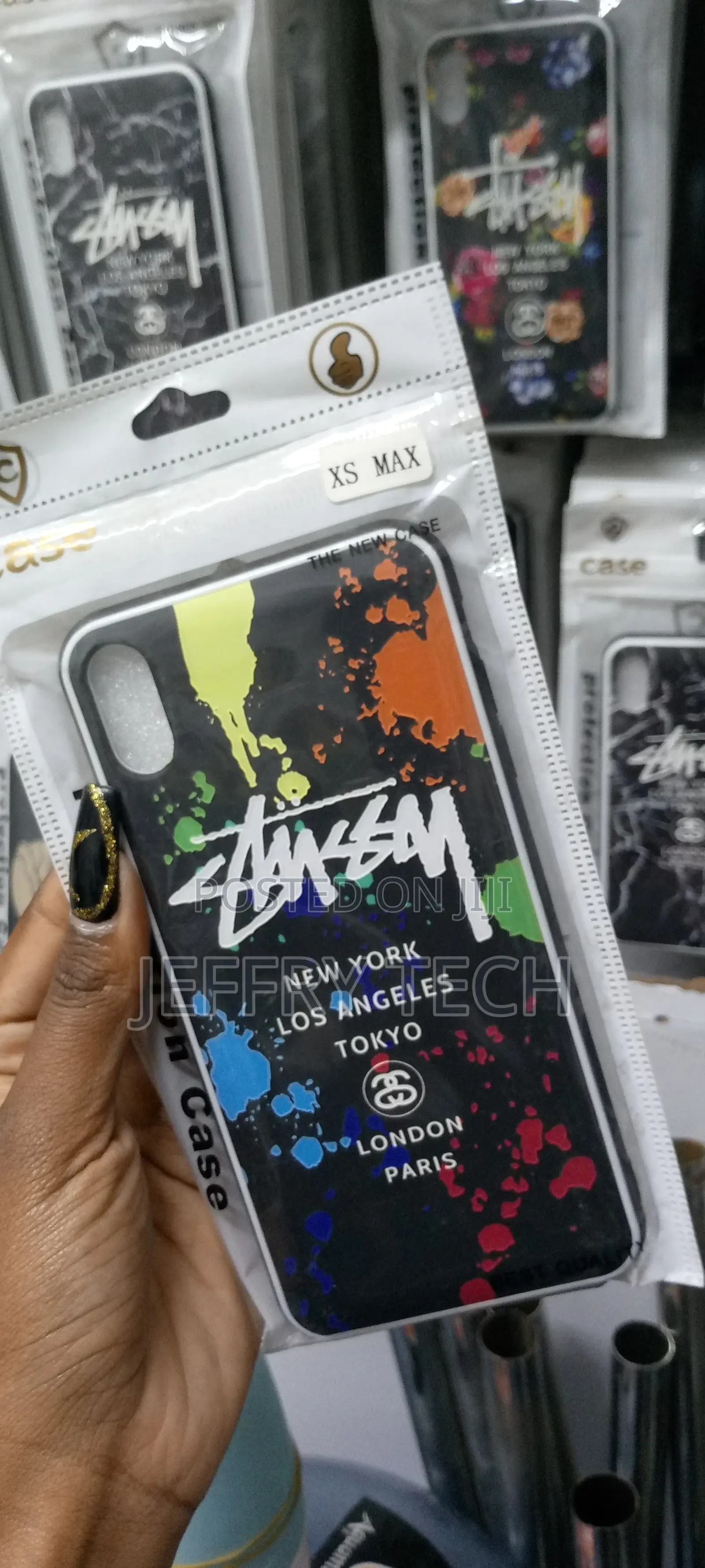 iPhone XS Max Cover - Matte Finish - London, Paris, New Yor