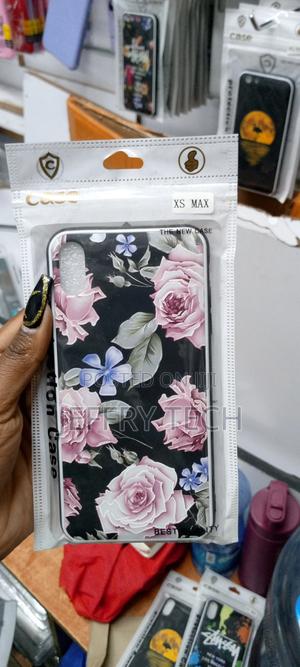 Red Flowers Hybrid With Design Case for iPhone Xs Max - thumbnail 2