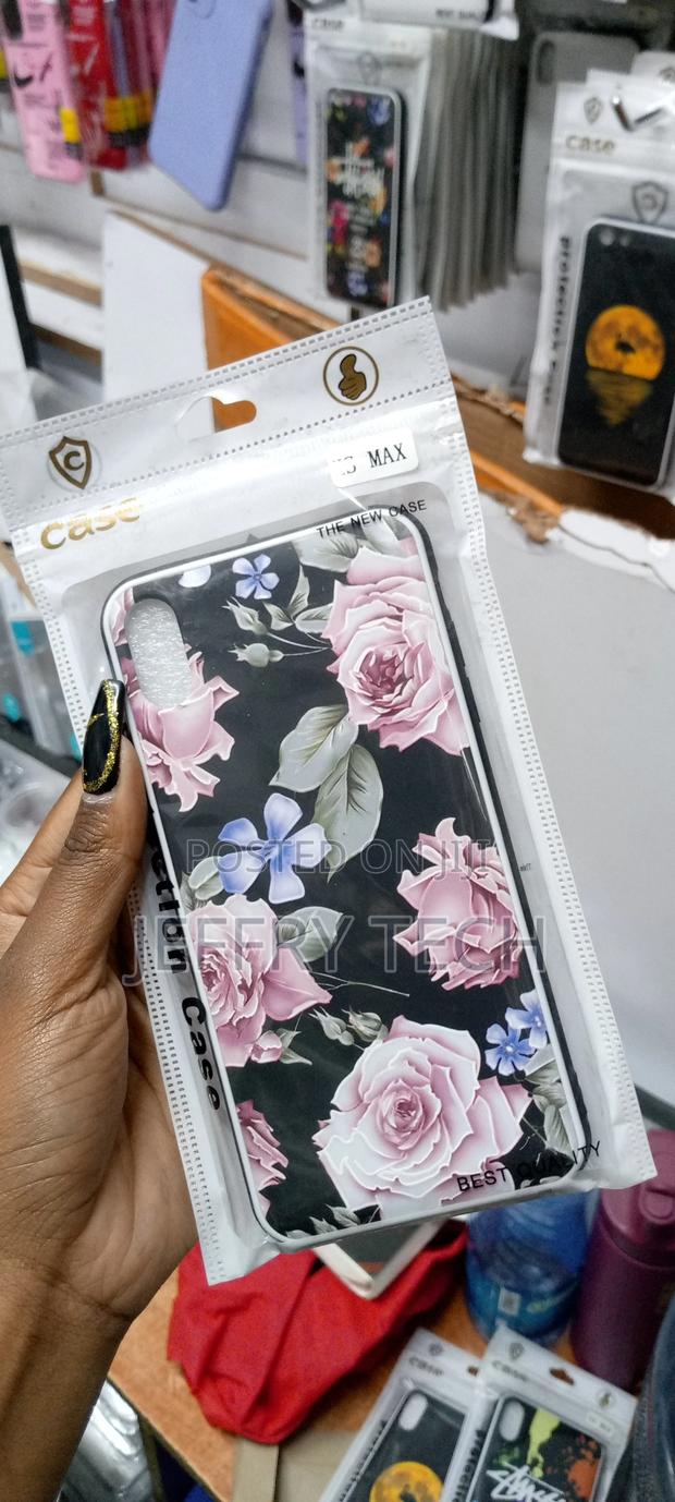 Red Flowers Hybrid With Design Case for iPhone Xs Max - thumbnail 3