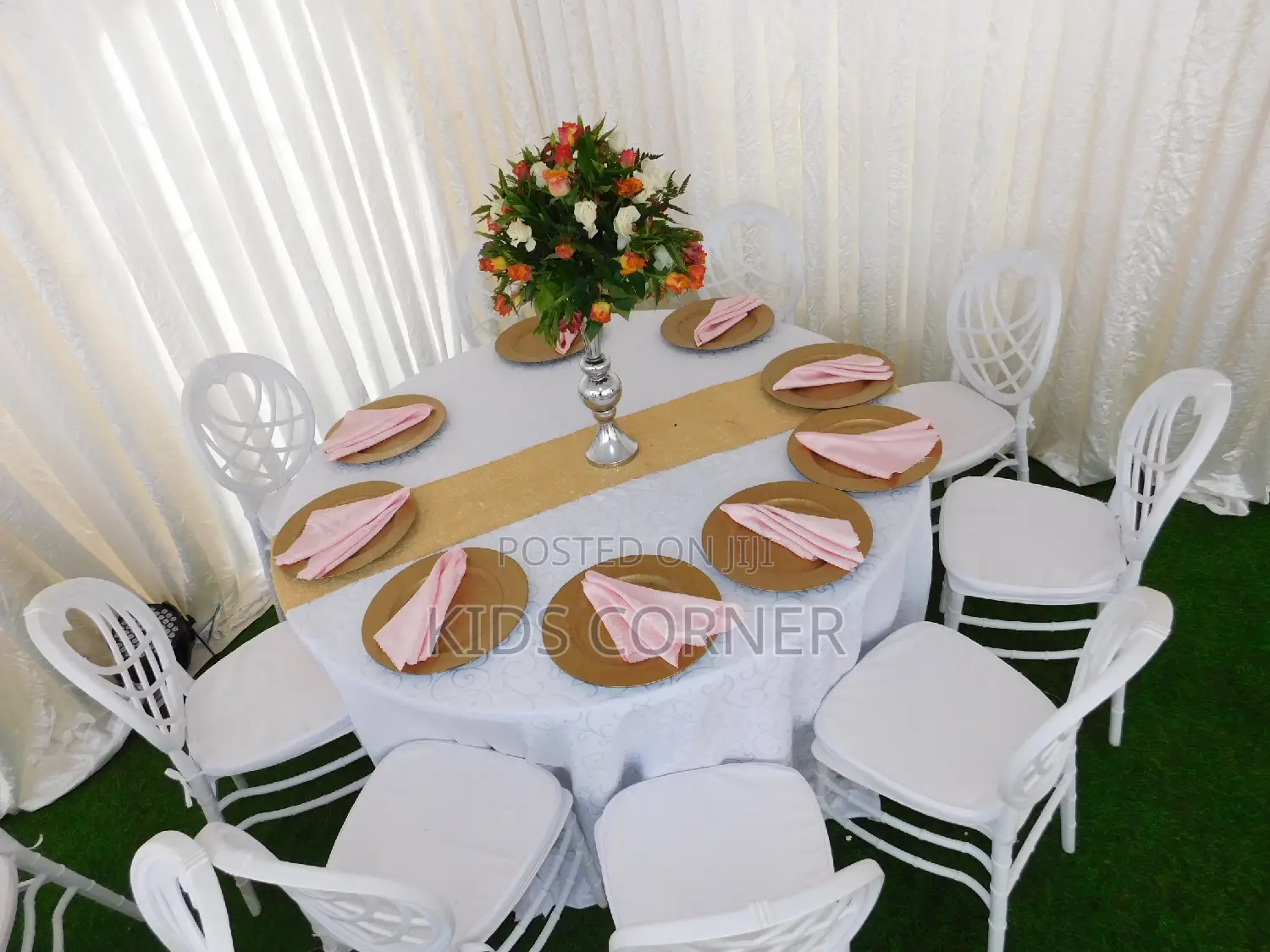 Adults White Resin Chiavari Chair