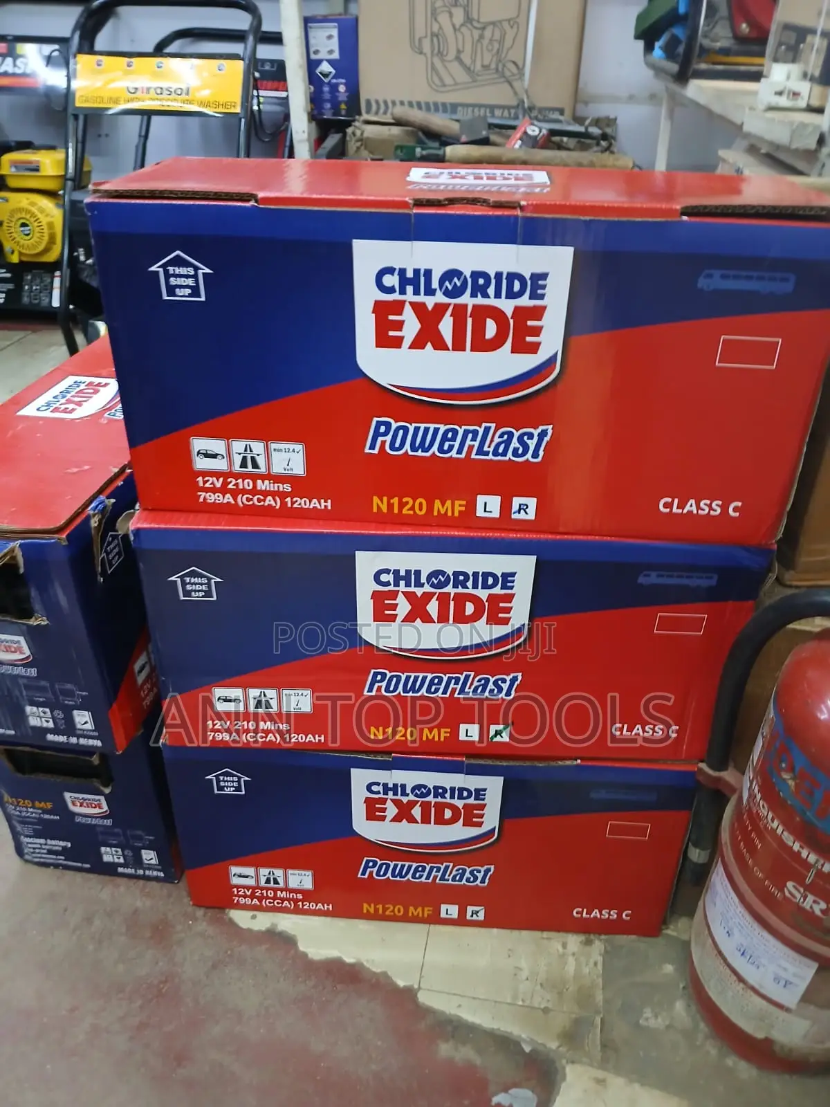 120 Ah Grey Cell Chloride Exide Battery