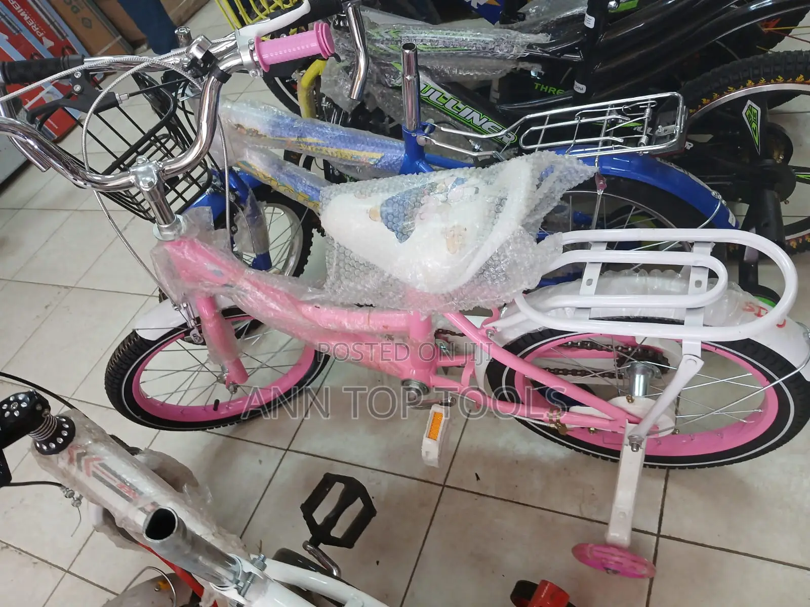 Size 16 Pink Lady Bird Bicycle