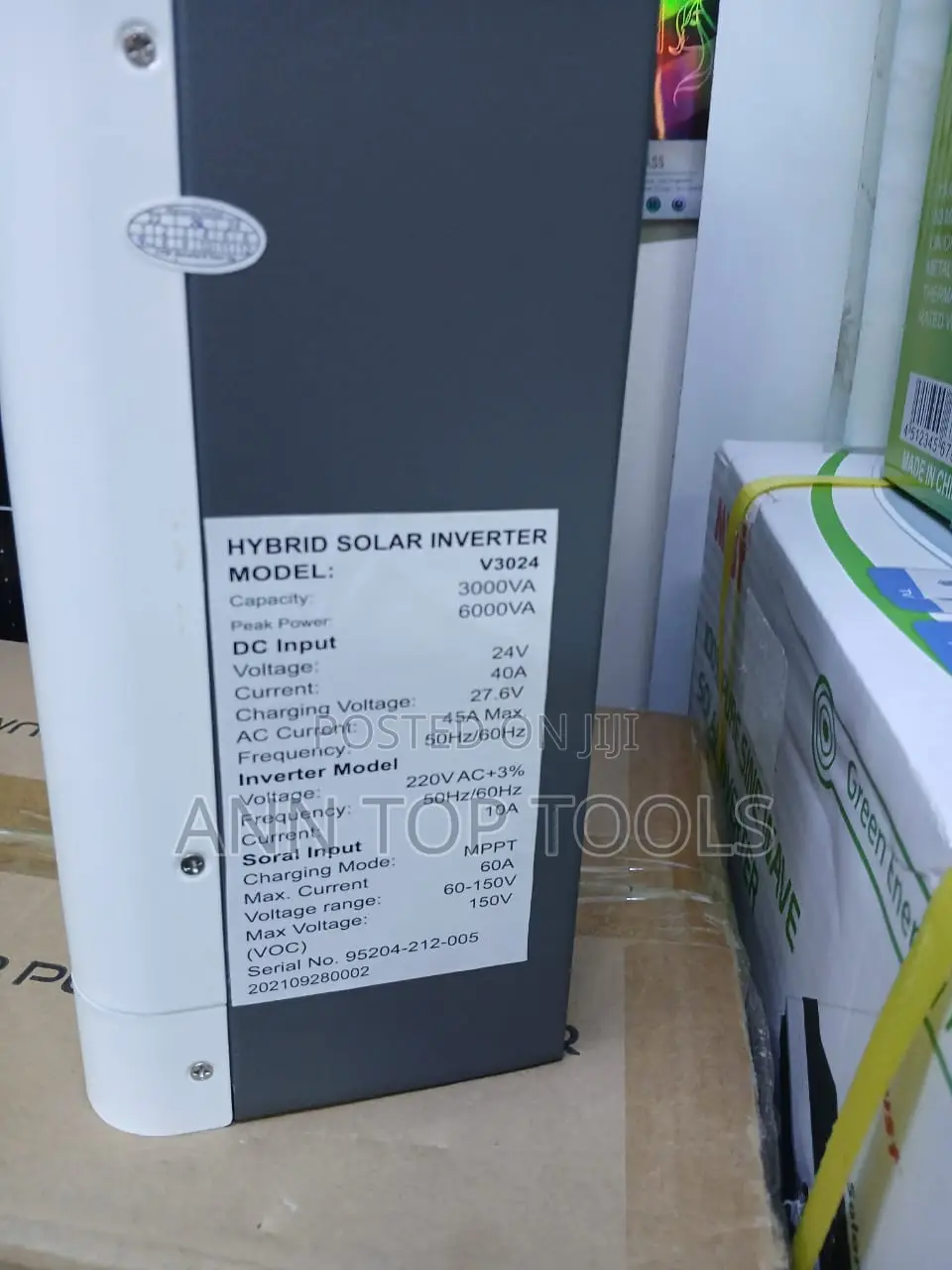 3.0 Kva 24 Volts Solarmax Hybrid Inverter