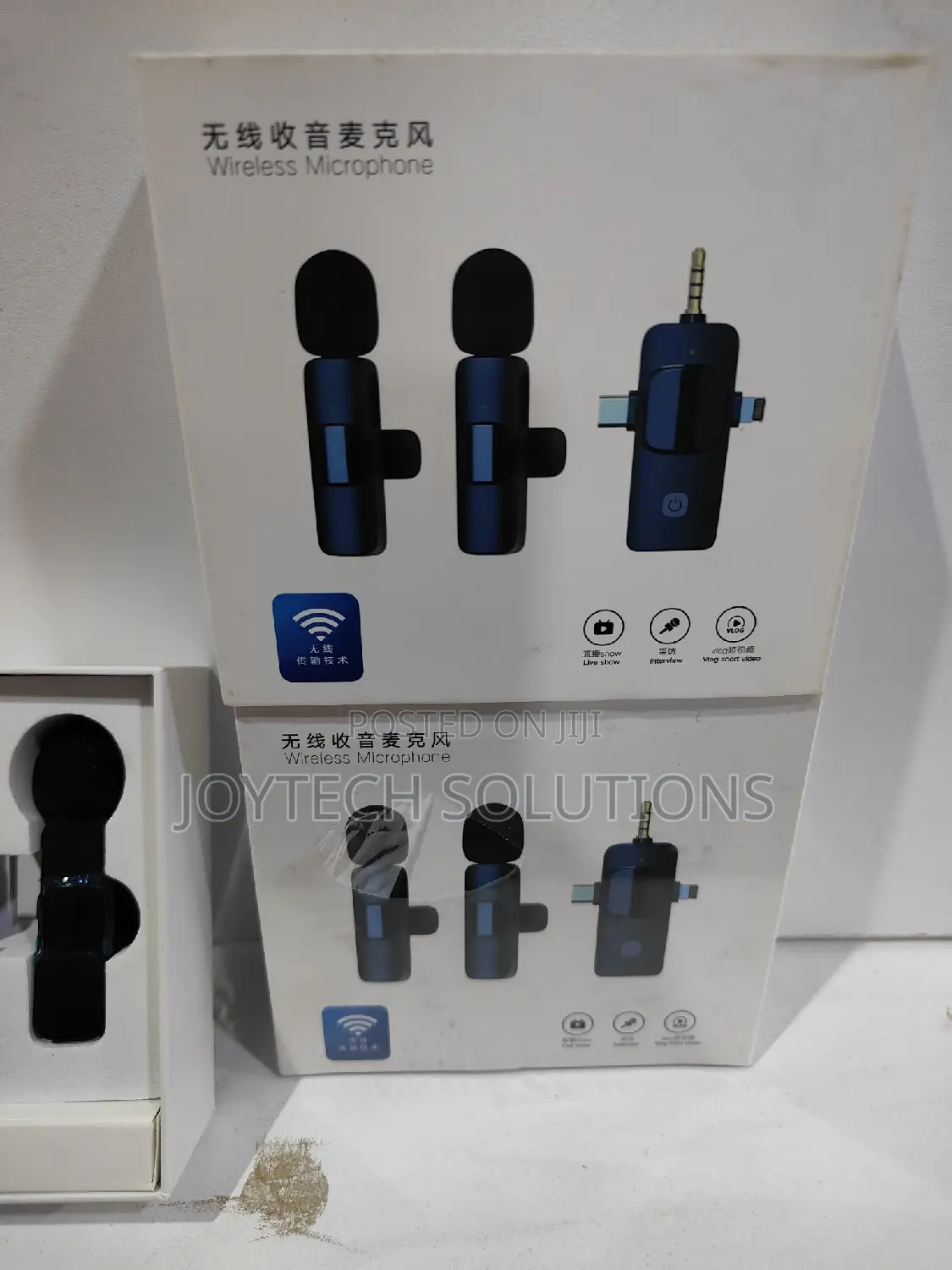 Wireless Microphone 3.5mm, Type C iPhone Universal