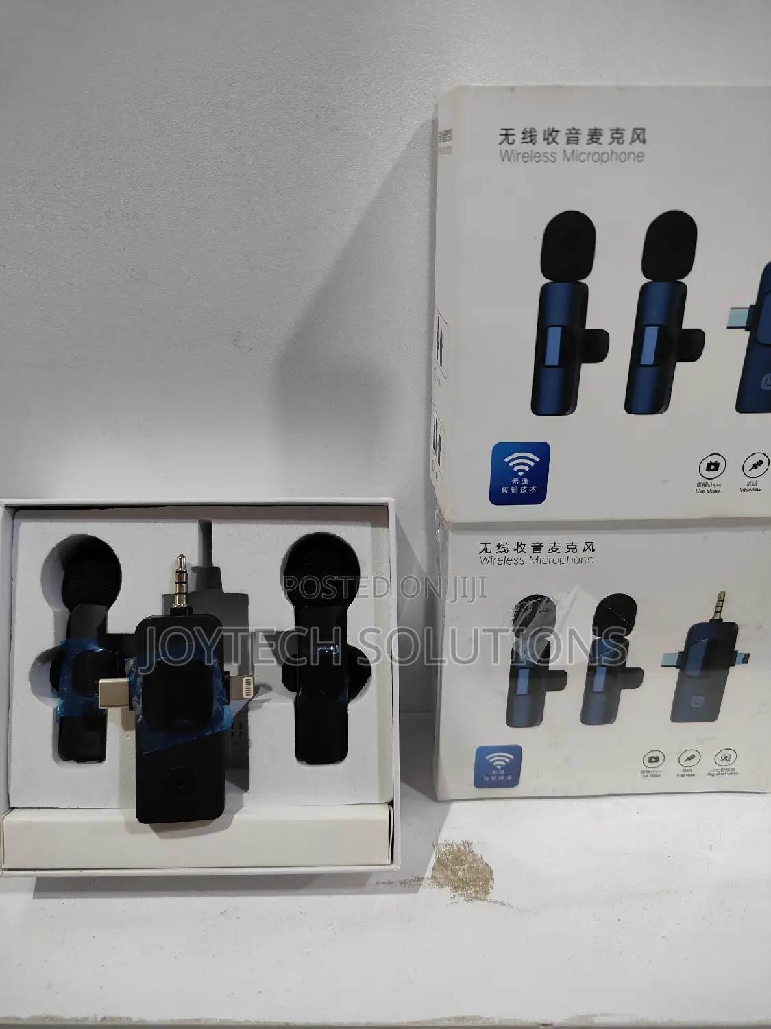 Wireless Microphone 3.5mm, Type C iPhone Universal
