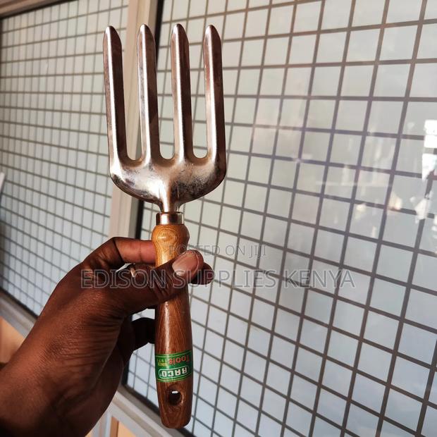 Hand Fork Garden Fork Garden Trowel Fork Steel Flower Fork - thumbnail 3