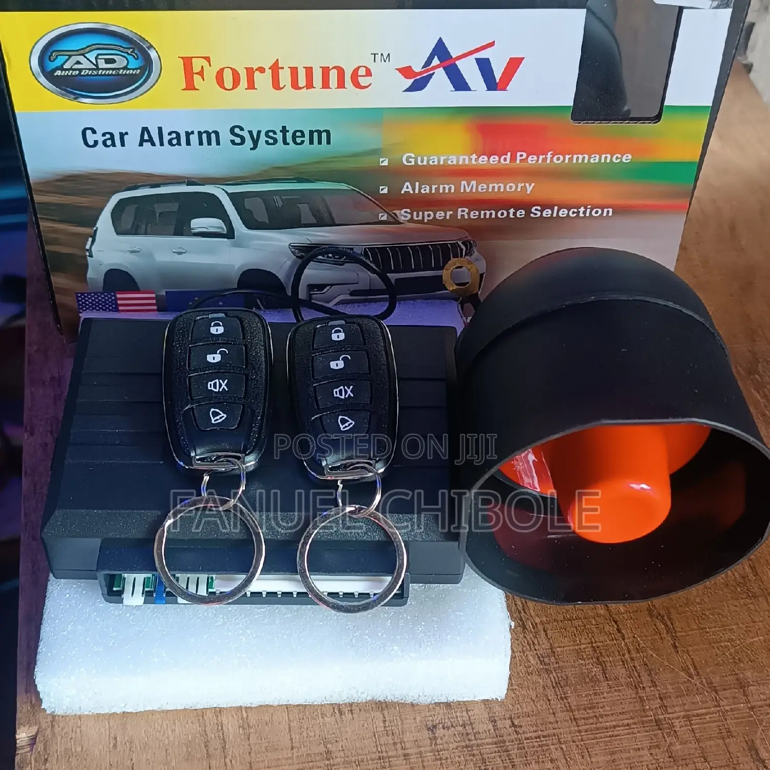 Brand New Fortune Car Alarm, Free Installation