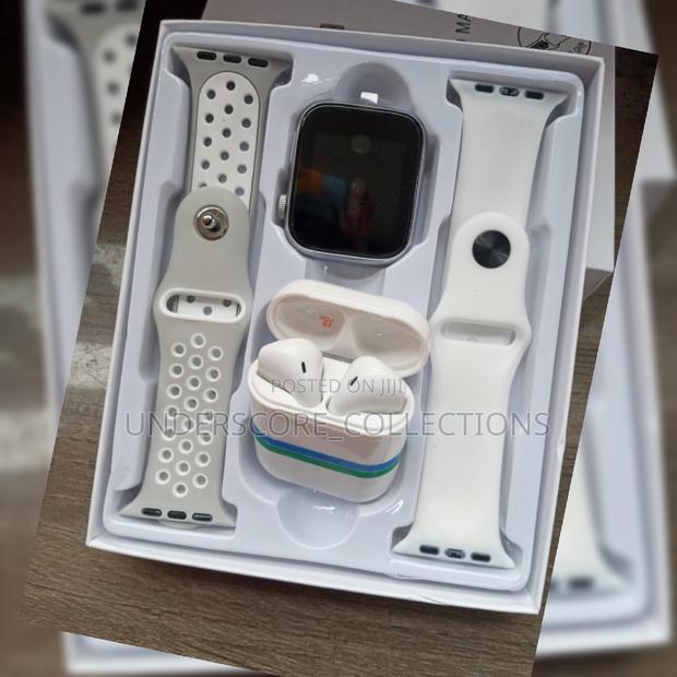 2 in 1 Strap Smart Watch With Free Earpods - main view