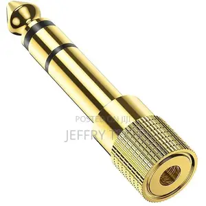 6.3 Mm Stereo Plug to 3.5 Mm Headphone Jack Adaptor Jack