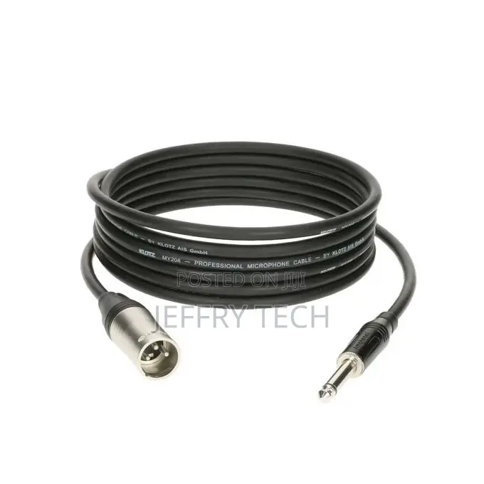 XLR (Male) to Stereo Jack Cable-Piano,Guiter, Mixers 5meter