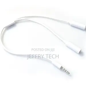 3.5mm Audio Music Splitter Cable Earphone Headphone Adapter